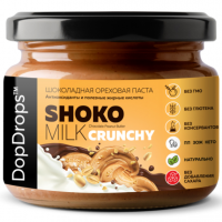 Паста ореховая "Shoko Milk Peanut Crunchy", 250г
