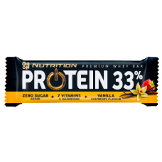Protein Bar 33% vanilia & raspberry, 50g