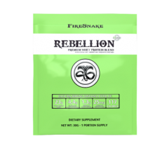 Rebellion (whey protein), 30 gr.