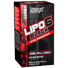 Lipo-6 Black Ultra Concentrate, 60 Black-Caps