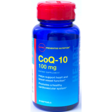 CoQ-10 100mg, 30 Softgels